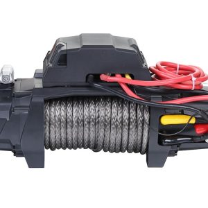 Bulldog Winc Winch, Standard, Vehicle Mounted, Trailer Winch, 12 Volt Electric, 5.5 Horse Power, 9500 Pound Line Pull Capacity – 10066