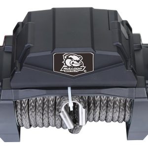 Bulldog Winc Winch, Standard, Vehicle Mounted, Trailer Winch, 12 Volt Electric, 5.5 Horse Power, 9500 Pound Line Pull Capacity – 10066
