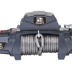 Bulldog Winc Winch, Standard, Vehicle Mounted, Trailer Winch, 12 Volt Electric, 5.5 Horse Power, 9500 Pound Line Pull Capacity – 10066