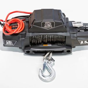 Bulldog Winc Winch, Standard, Vehicle Mounted, Trailer Winch, 12 Volt Electric, 5.5 Horse Power, 9500 Pound Line Pull Capacity – 10066