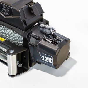 Bulldog Winc Winch, Vehicle Mounted, Trailer Winch, 6 Horse Power Electric, 12000 Pound Line Pull Capacity, 100 Foot Wire Rope – 10067