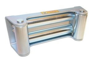 Bulldog Winc Winch Fairlead, Roller Style, For Use with Heavy Duty Truck, Zinc Plated, Silver, Steel, 10 Inch Mount/ Standard Drum – 20002