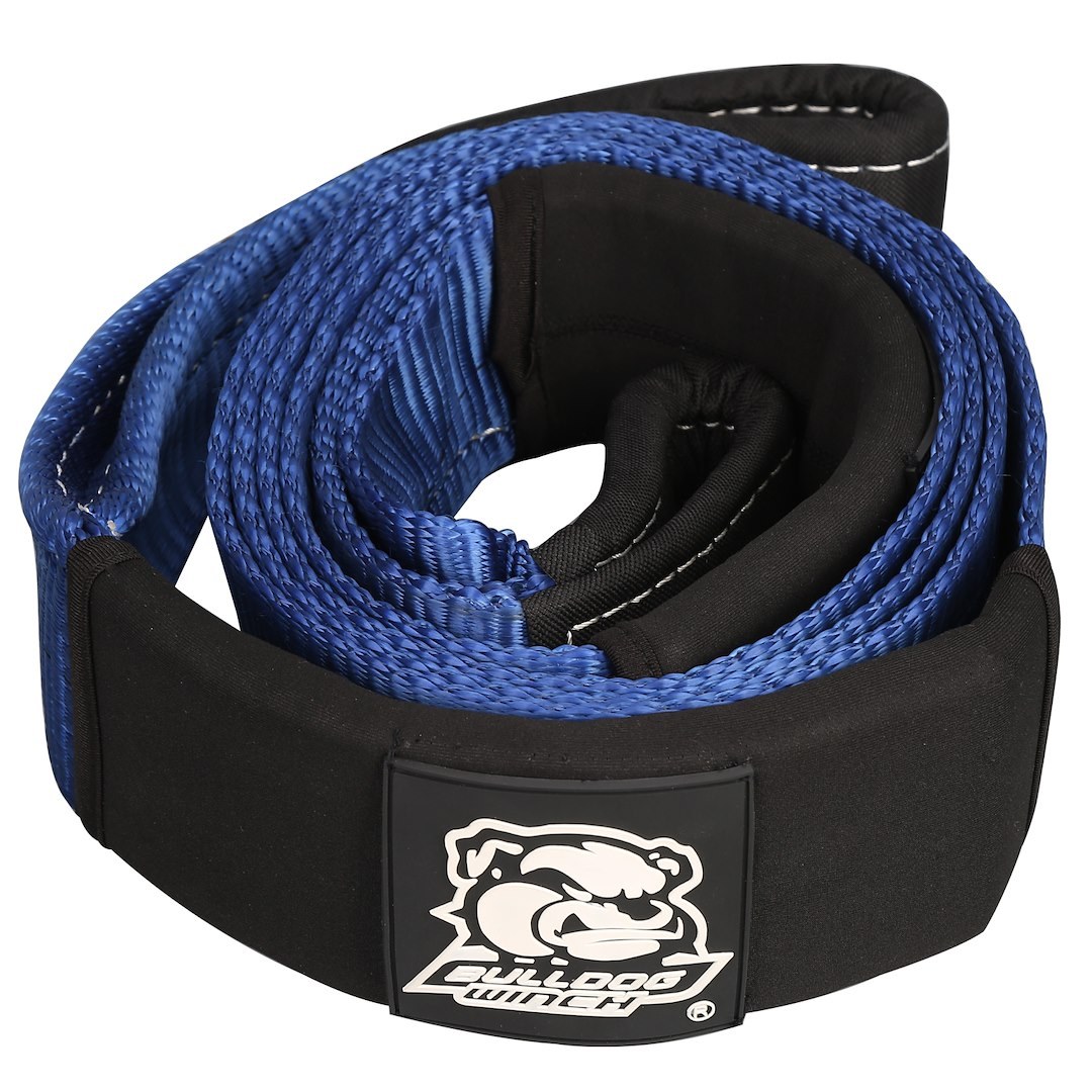 Bulldog Winc Recovery Strap, Fixed Length Strap, 3 Inch Width X 10 Foot Length, Non Stretching, 10000 Pound Maximum Working Load – 20015