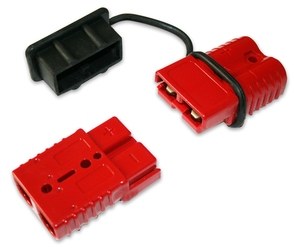 Bulldog Winc Winch Power Cable Connector, 3 Awg, 175 Ampere, Copper Terminals, Polycarbonate Housing, Set of 2 – 20018