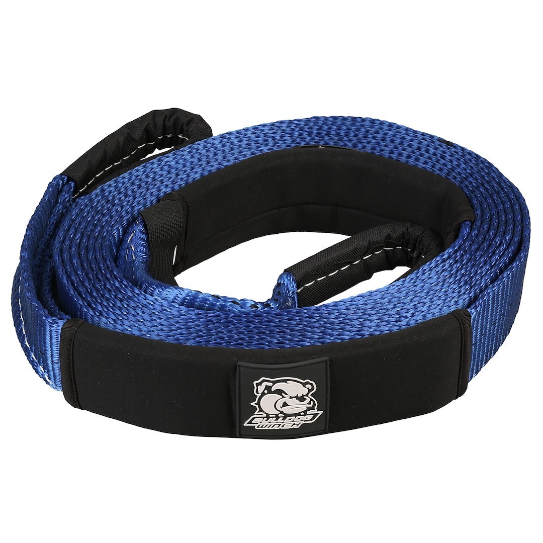 Bulldog Winc Recovery Strap, Fixed Length Strap, 2 Inch Width X 20 Foot Length, Non Stretching, 6700 Pound Maximum Working Load – 20029