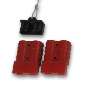 Bulldog Winc Winch Power Cable Connector, 6 Awg, 50 Ampere, Ul Listed, Copper Terminals, Polycarbonate Housing, Set of 2 – 20047