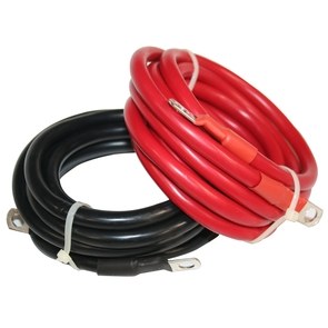Bulldog Winc Winch Power Cable, For Use on Truck Winches, Connects to Battery, 3 Gauge, With 9 Foot Power Lead and Ground Cable – 20140
