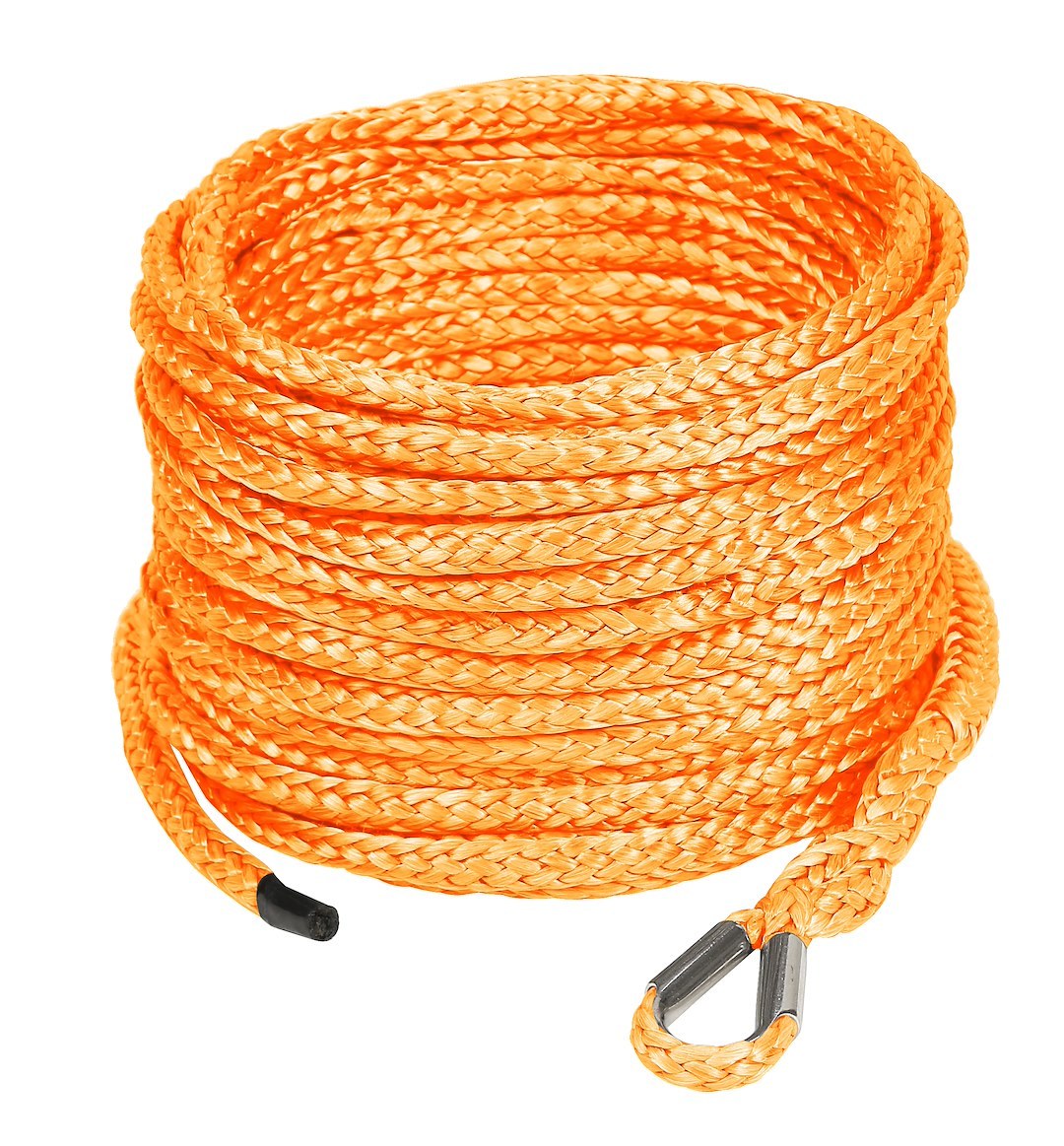 Bulldog Winc Winch Cable, Powersports, 4.8 Millimeter Diameter X 50 Foot Length, High Modulus Polyethylene, Orange, Loop on One End – 20185-OR