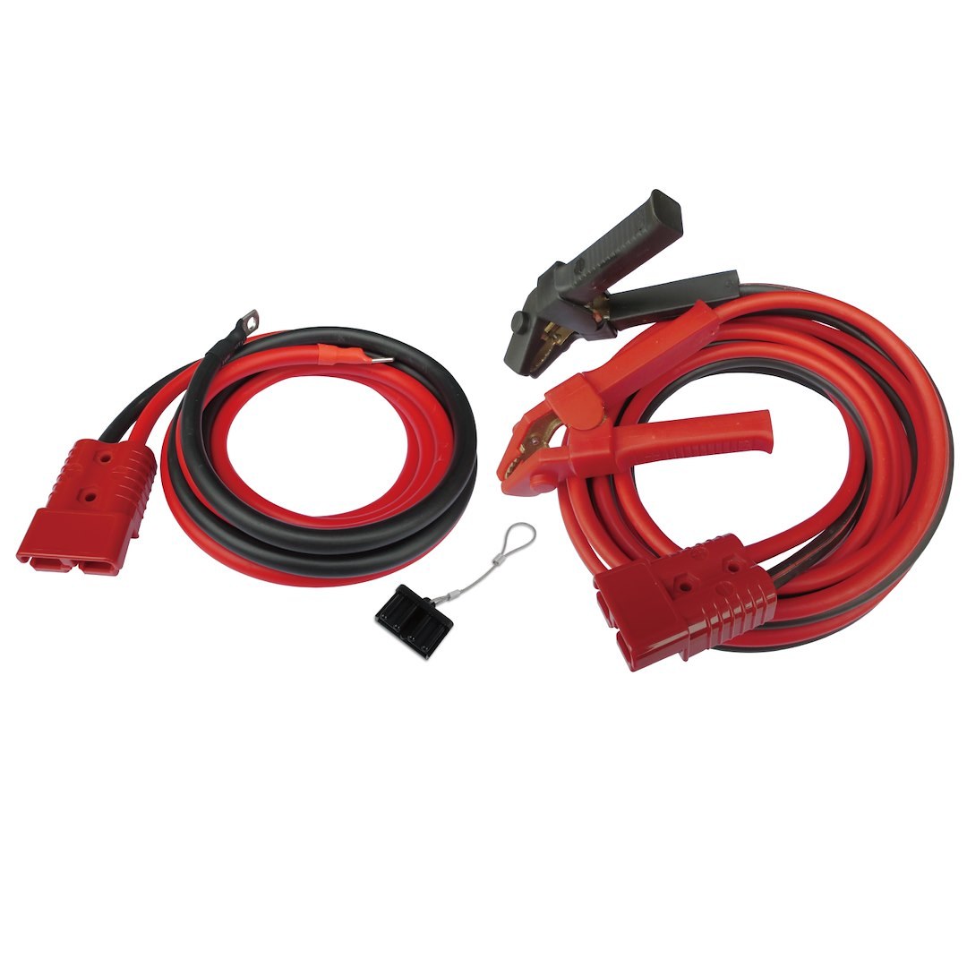 Bulldog Winc Battery Jumper Cable, 2000 Amp, 2 Gauge, 1 Red and 1 Black 20 Foot Booster Cables, 1 Red and 1 Black 7.5 Foot Power Wire – 20197
