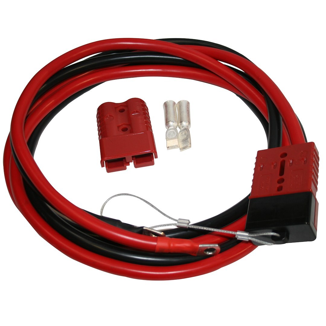 Bulldog Winc Winch Power Cable, For Use on Bulldog Winches, Connects to Battery, 2 Gauge, 7.5 Foot Length – 20205