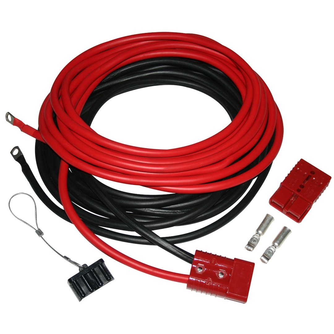 Bulldog Winc Winch Power Cable, For Use on Bulldog Winches, Connects to Battery, 2 Gauge, 24 Foot Length – 20207