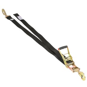 Bulldog Winc Tie Down Strap Ratchet, 3335 Pound Working Load Capacity/ 10000 Pound Breaking Load Capacity, 2 Inch Width X 8 Foot Length, Black – 20325