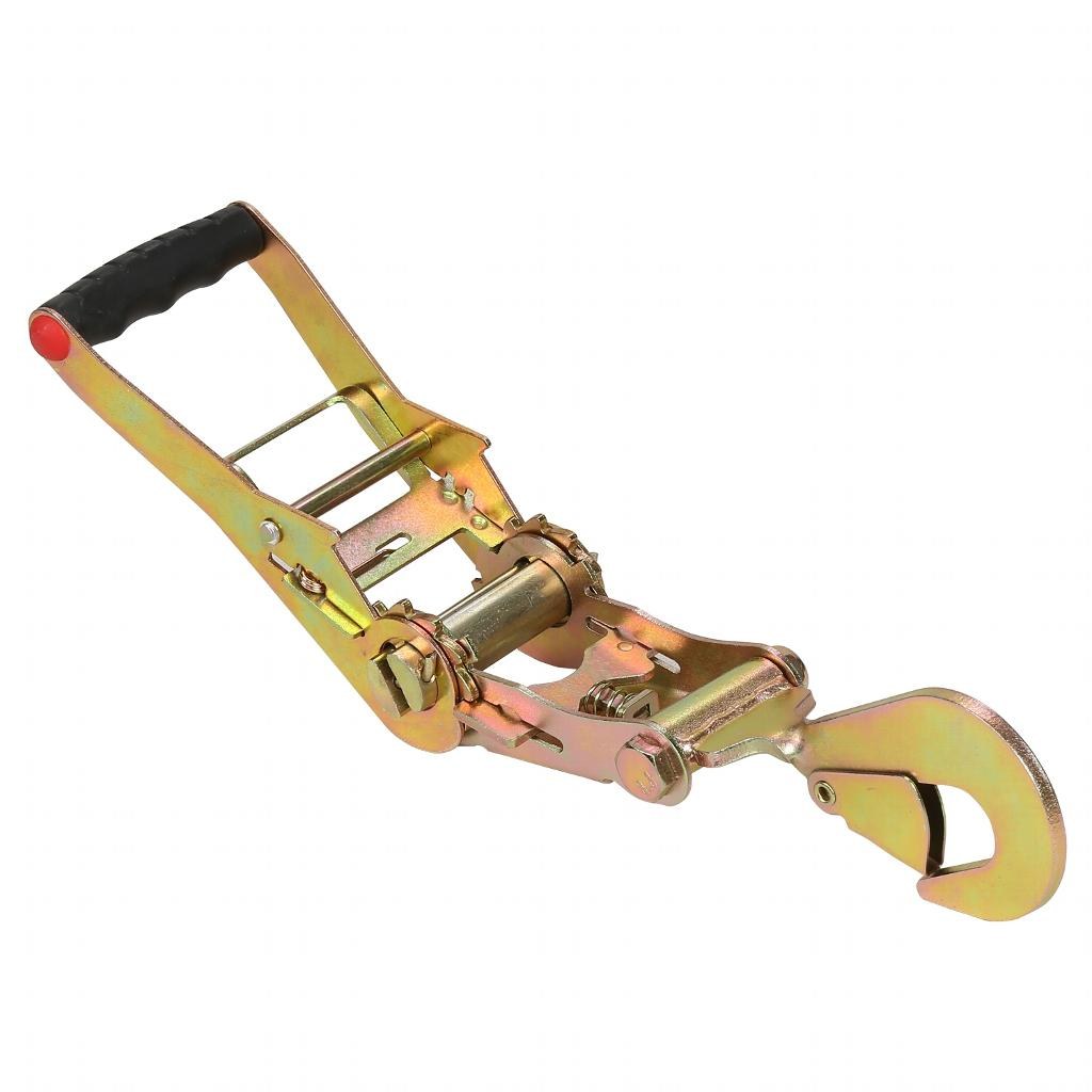 Bulldog Winc Tie Down Strap Ratchet, 3335 Pound Working Load Capacity/ 10000 Pound Breaking Load Capacity, 2 Inch Width X 8 Foot Length, Black – 20325