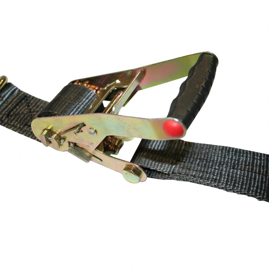 Bulldog Winc Tie Down Strap Ratchet, 3335 Pound Working Load Capacity/ 10000 Pound Breaking Load Capacity, 2 Inch Width X 8 Foot Length, Black – 20325