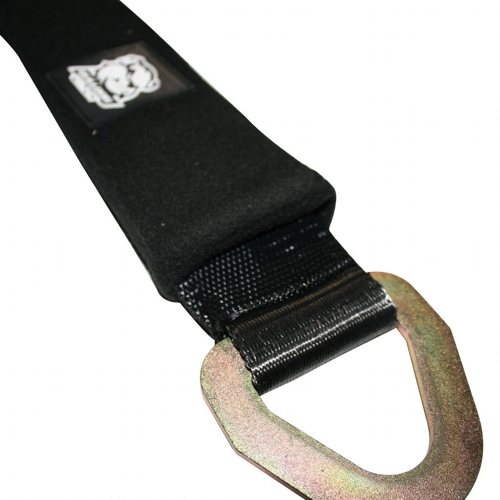 Bulldog Winc Axle Strap Cover, For Use with Bulldog Winch Axle Strap, Hook and Loop Closure, Black, Set of 2 – 20327