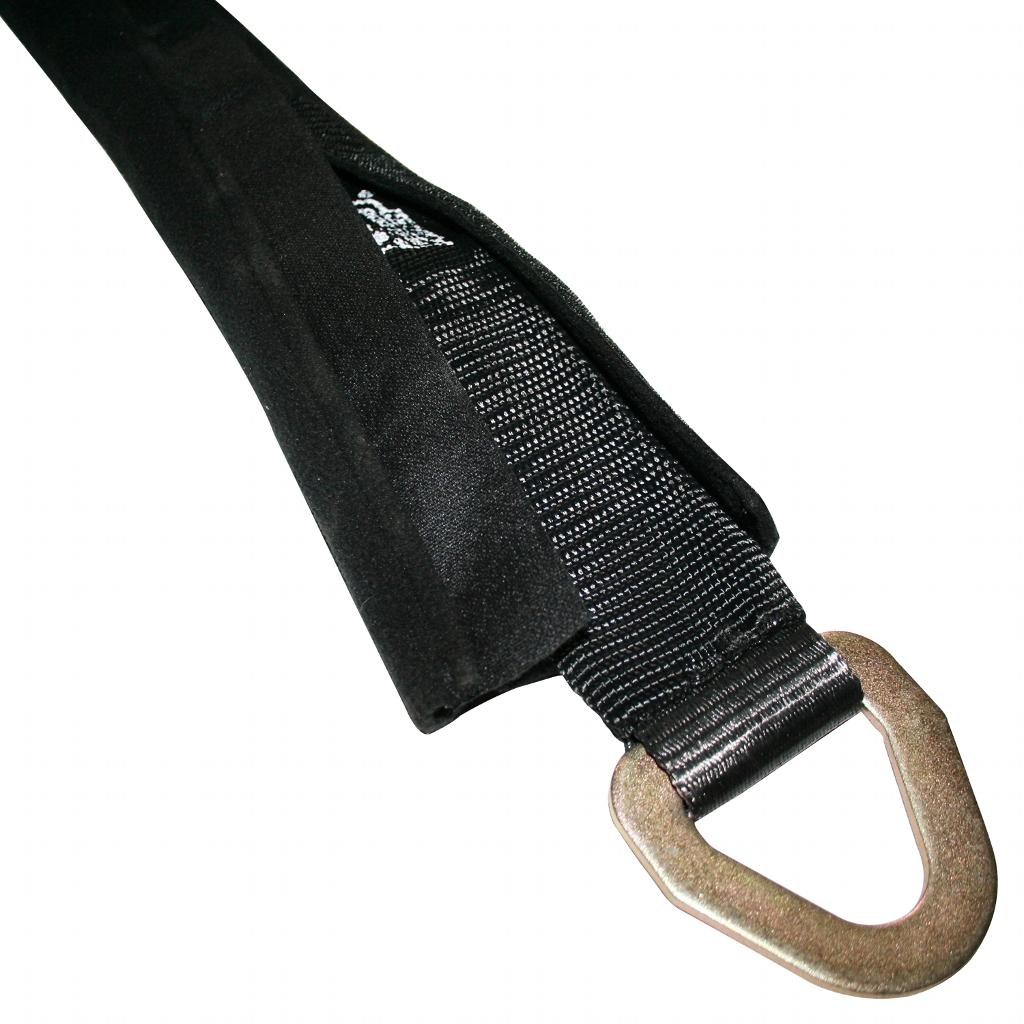 Bulldog Winc Axle Strap Cover, For Use with Bulldog Winch Axle Strap, Hook and Loop Closure, Black, Set of 2 – 20327