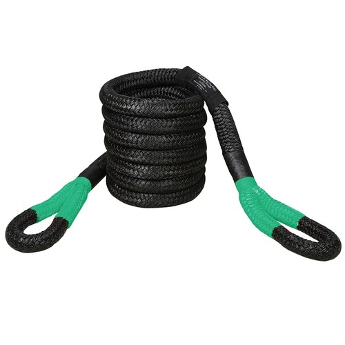 Bulldog Winc Recovery Strap, Kinetic Rope, 2 Inch Diameter X 30 Foot Length, 25 Percent Stretch, 125000 Pound Breaking Strength – 20378