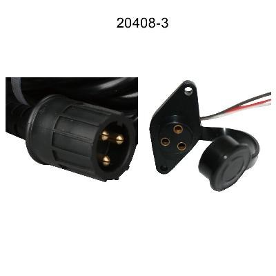 Bulldog Winc Winch Remote Control Socket Assembly, 5-PIN Socket Adapter for Bulldog Part Number 20080/ 20178/ 20216 Remote Controllers – 20408-3