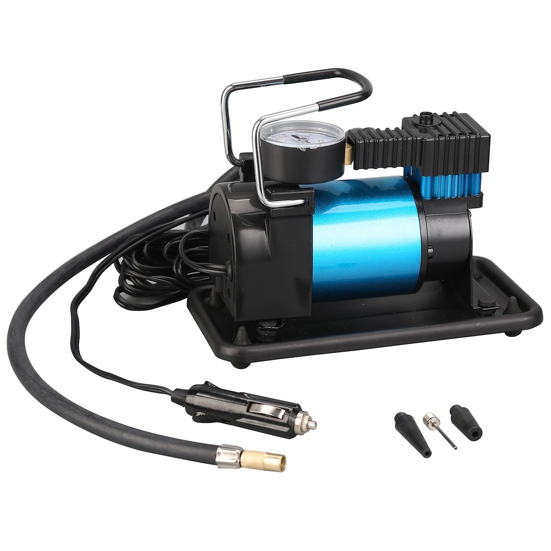 Bulldog Winc Air Compressor, Portable, For 225/60R18 Tires, 100 PSI Maximum Working Pressure, 1.2 Cubic Feet Per Minute(cfm) – 41001