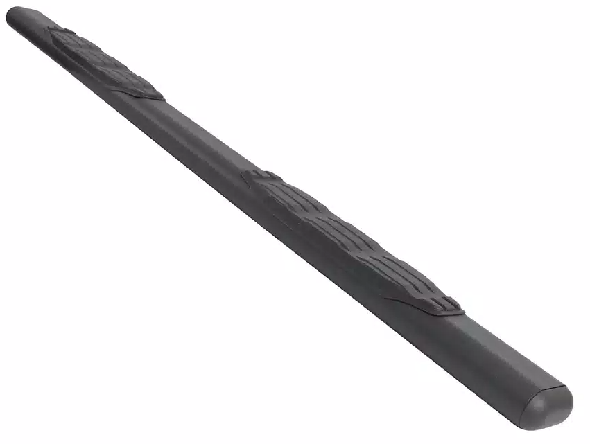 Big Country Truck Accessories Nerf Bar, Fusion, With Step Pads, 5 Inch Oval Straight, Textured Powder Coat, Black, Steel – 105030800