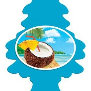 Car Freshner Air Freshener, Little Trees ®, Caribbean Colada Scent, Hangable – U1P-10324