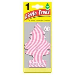 Car Freshner Air Freshener, Little Trees ®, Bubble Gum Scent, Pink Swirl, Hangable – U1P-10348