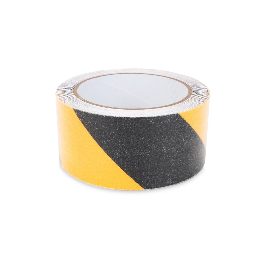 Camco Grip Tape, Black and Yellow, 15 Foot Length X 2 Inch Width, Roll – 25405
