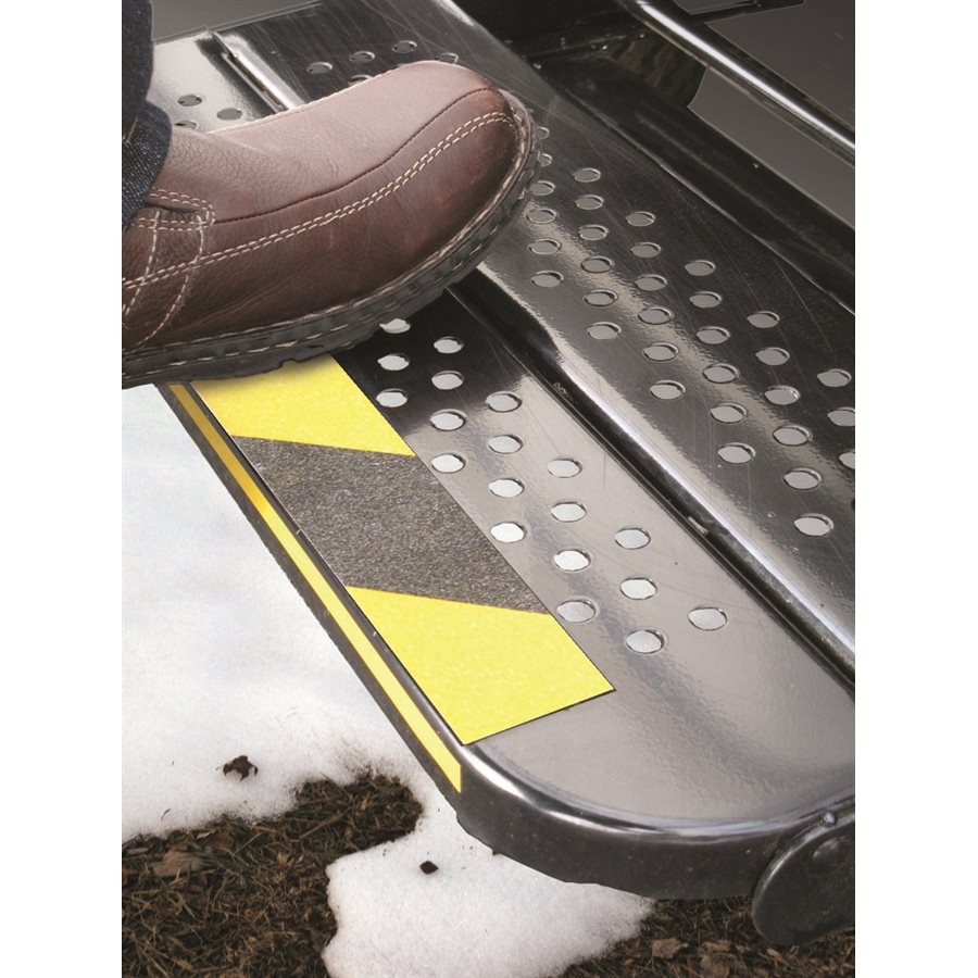 Camco Grip Tape, Black and Yellow, 15 Foot Length X 2 Inch Width, Roll – 25405