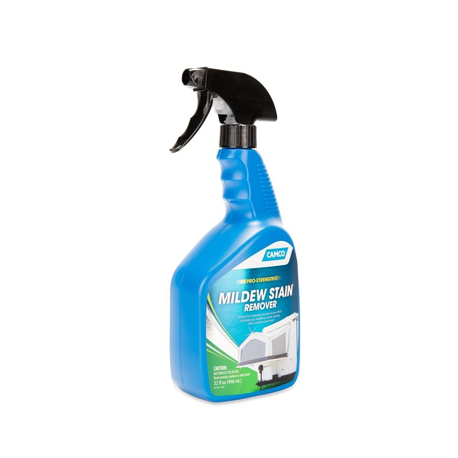 Camco Mildew Stain Remover, For Removing Mildew Stains from Awnings/ Headliners/ Vinyl Covers/ Chair Cushions Without Scrubbing – 41093