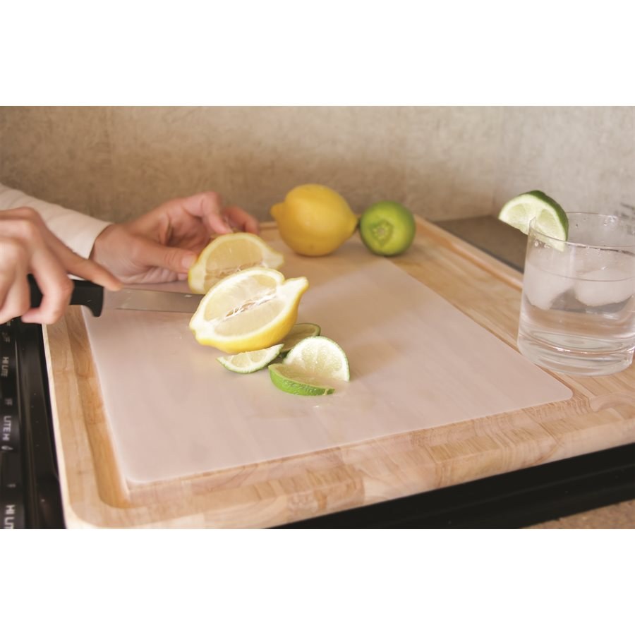 Camco Cutting Board, Countertop Use, Lightweight Recyclable, Plastic, Bend or Roll for Storage, 11-1/2 Inch Length X 15 Inch Width – 43770