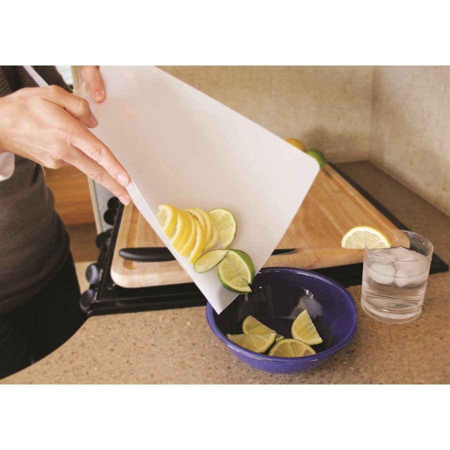 Camco Cutting Board, Countertop Use, Lightweight Recyclable, Plastic, Bend or Roll for Storage, 11-1/2 Inch Length X 15 Inch Width – 43770