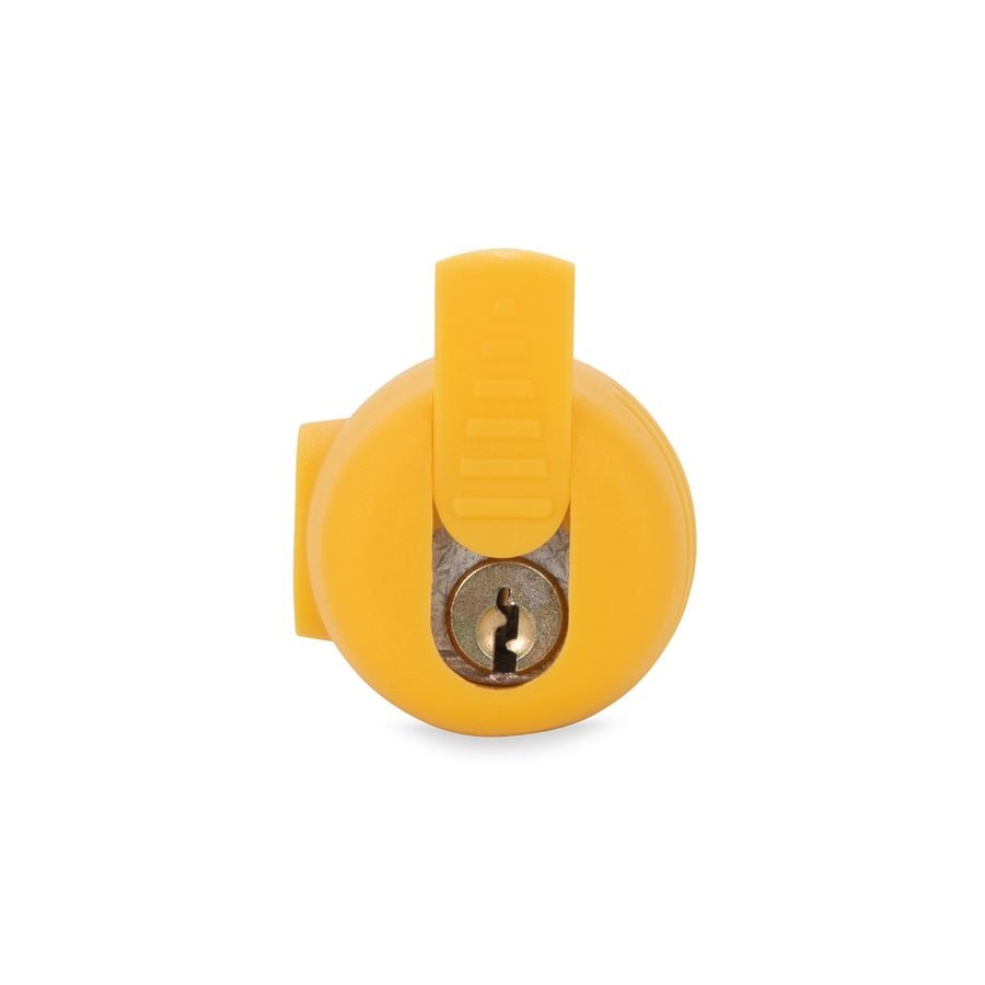 Camco Cable Lock, Use to Lock Power Cords with Handles to Power Box or to One Another, With 2 Keys, With English/ French Language Packaging – 44290