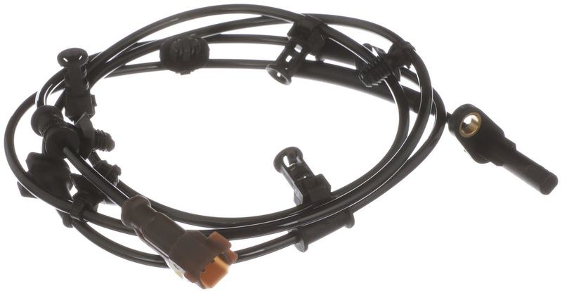 Delphi ABS Wheel Speed Sensor, 1 Male Oval Connector, 2 Male Blade Terminal, 75.2 Inch Length, Single – SS20930