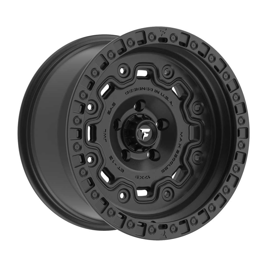 Design Infin Wheel, Terra Series FT100, 17 Inch Diameter X 9 Inch Width, 5 X 127 Millimeter/ 5 X 5.00 Inch Bolt Pattern – FT100-17905127N12SB