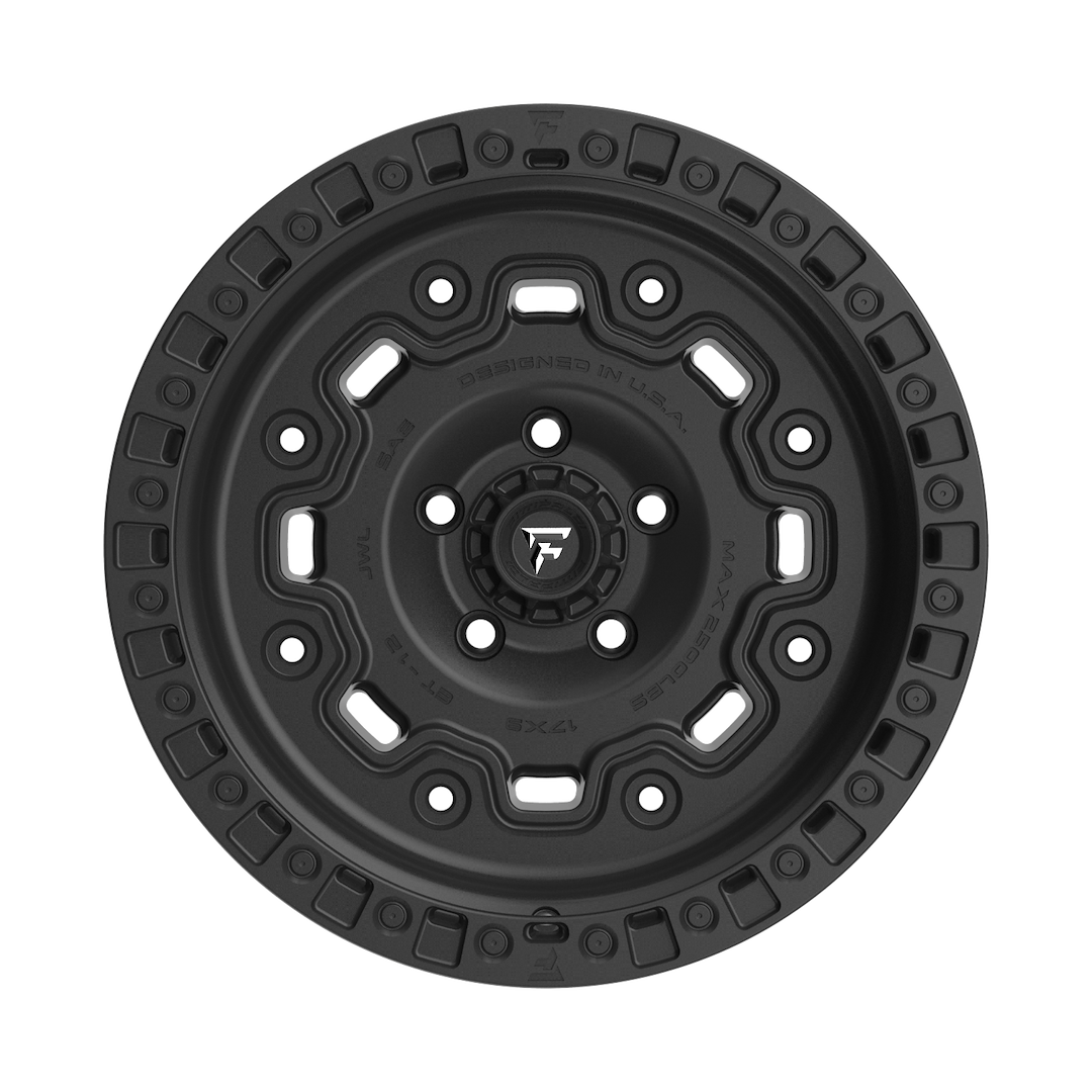 Design Infin Wheel, Terra Series FT100, 17 Inch Diameter X 9 Inch Width, 5 X 127 Millimeter/ 5 X 5.00 Inch Bolt Pattern – FT100-17905127N12SB