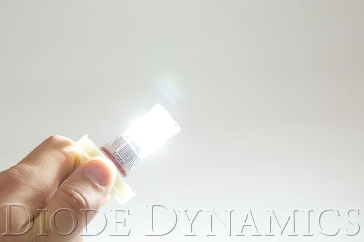 Diode Dynamc Daytime Running Light Bulb, 5202, Cool White, Set of 2, 250 Lumens, 6000K Color Temperature, 270 Degree Omnidirectional Beam – DD0167P
