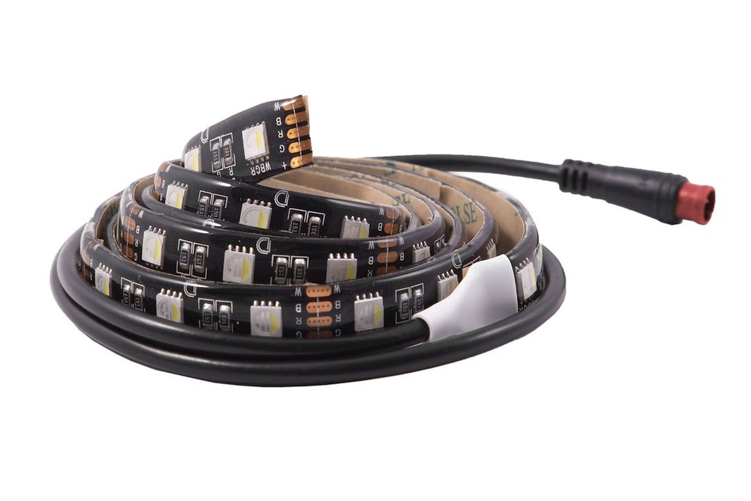 Diode Dynamc Multi Purpose Light, 39.37 Inch Length, Rgbw Flexible Light Strip, 7 Watts Amp Draw 0.55 Amp at 12.8 Volt, 9 to 16 Volt – DD2252