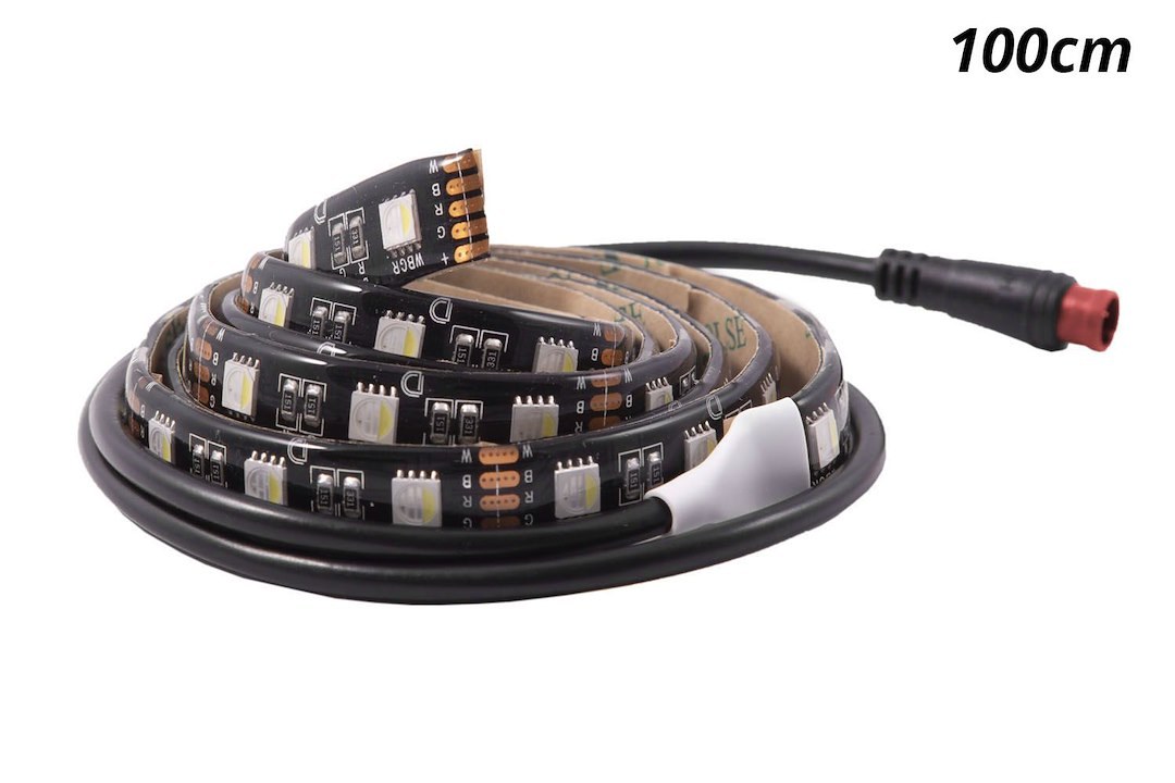 Diode Dynamc Multi Purpose Light, 39.37 Inch Length, Rgbw Flexible Light Strip, 7 Watts Amp Draw 0.55 Amp at 12.8 Volt, 9 to 16 Volt – DD2252