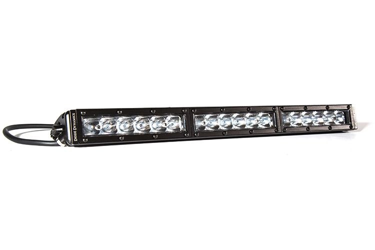 Diode Dynamc Light Bar, Stage Series, LED, 18 Inch Length, White, 79.8 Watt/ 5.7 Amp at 14 Volt, 20 X 8 Degrees Driving Beam – DD5016