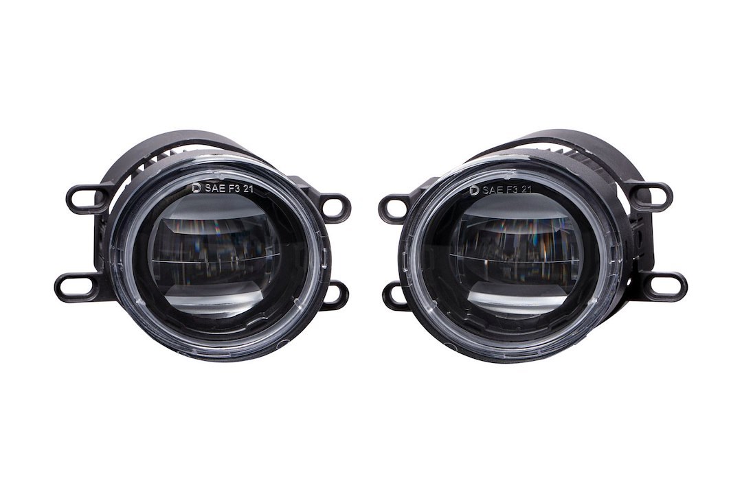 Diode Dynamc Driving/ Fog Light, Elite Series, LED Bulb, Clear Bulbs, 3.6 Inch Round, OEM-Grade Replacement – DD5134P