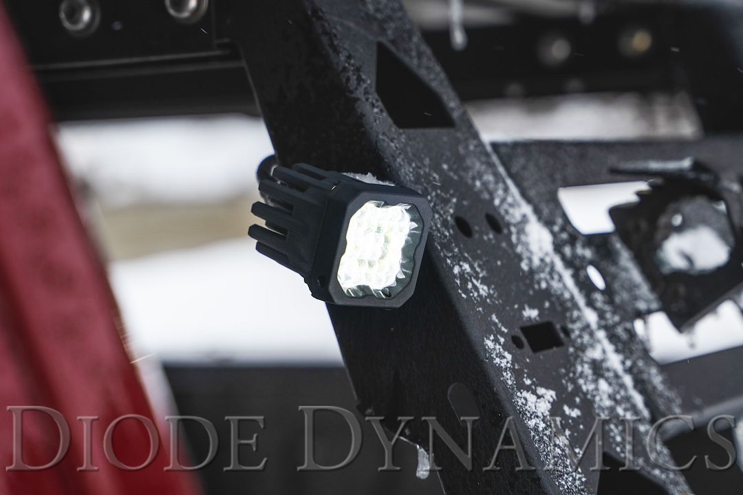 Diode Dynamc Driving/ Fog Light, Stage Series C1, LED Bulb, White Cree XHP50 LED Bulb, 2 Inch Square, 19 Watt Bulb – DD6454P