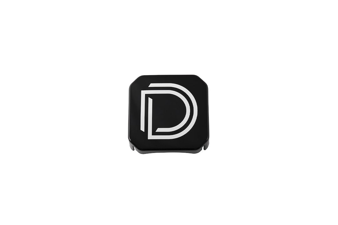 Diode Dynamc Driving/ Fog Light Cover, Stage Series C1, Square, Black, Polycarbonate Plastic, With Diode Dynamics Logo, Single – DD6603