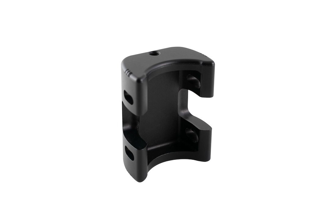 Diode Dynamc Driving/ Fog Light Mounting Bracket, Crosslink Kit, Bolt-On, Mounts One SS5 LED Pods, Black, Aluminum, Single – DD6805