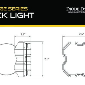 Diode Dynamc Underbody Light Installation Kit, Stage Series, For Stage Series Underbody Lights, Polyurethane, Single – DD7464