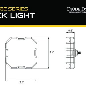 Diode Dynamc Underbody Light Kit, Stage Series, LED Bulb, Rgbw Lumileds Z Es Bulbs, 4.8 Watt, 0.36 Amp Draw at 13.2 Volt – DD7740