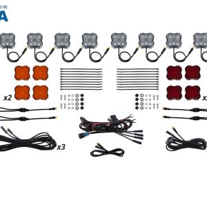 Diode Dynamc Underbody Light Kit, Stage Series, LED Bulb, White Lumileds Z Es LED Bulbs, 10 Watt, 1.1 Amp Draw at 13.2 Volt – DD7742
