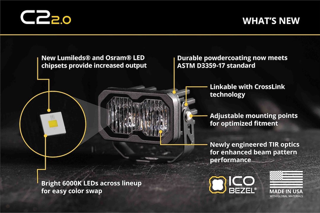 Diode Dynamc Driving/ Fog Light, C2 2.0 Sport, LED Bulb, Yellow Lumileds Automotive Grade LED Bulb – DD8094P