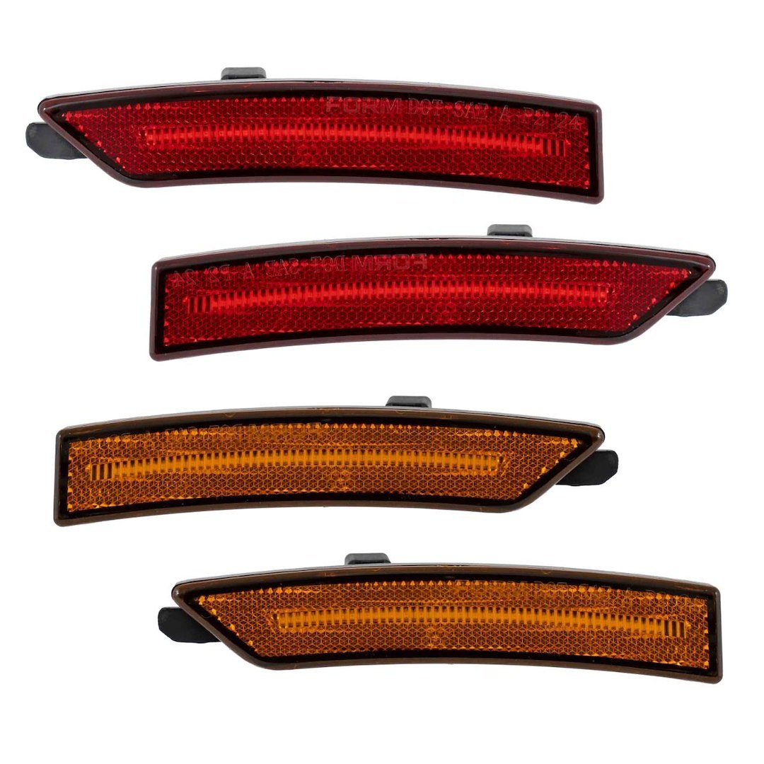 Diode Dynamc Side Marker Light, Fender Mount, Amber/ Red Lens, Black Trim, LED, Amber/ Red Bulb, Polycarbonate Lens, Plug and Play – FL0090