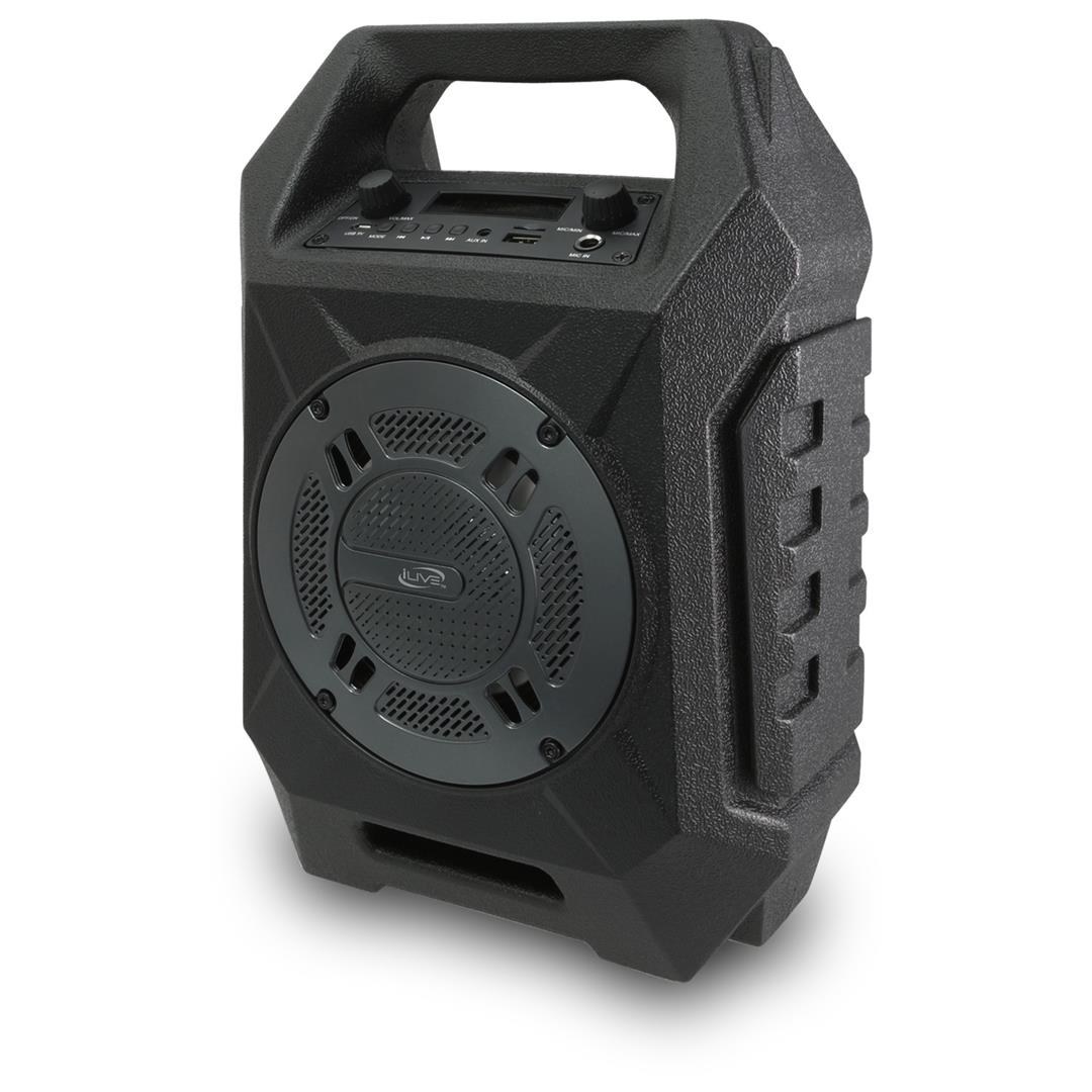 Dpi Speaker, Ilive ™, 5-1/4 Inch Woofer, Bluetooth Speaker, 60 Foot Wireless Range, Black, FM Radio – ISB408B