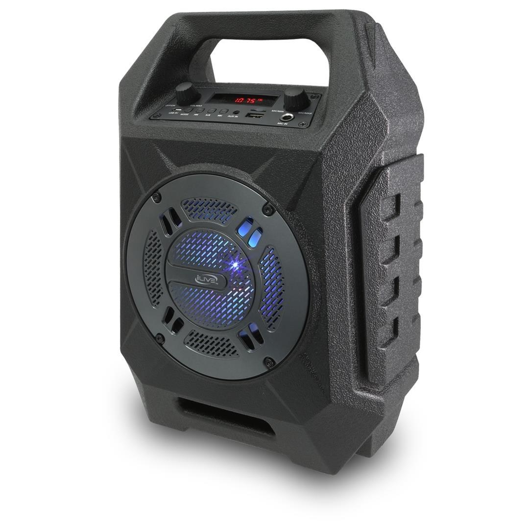 Dpi Speaker, Ilive ™, 5-1/4 Inch Woofer, Bluetooth Speaker, 60 Foot Wireless Range, Black, FM Radio – ISB408B